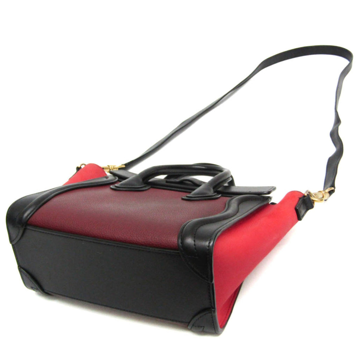 PRE-OWNED Celine Luggage Nano Shopper · Tricolor
