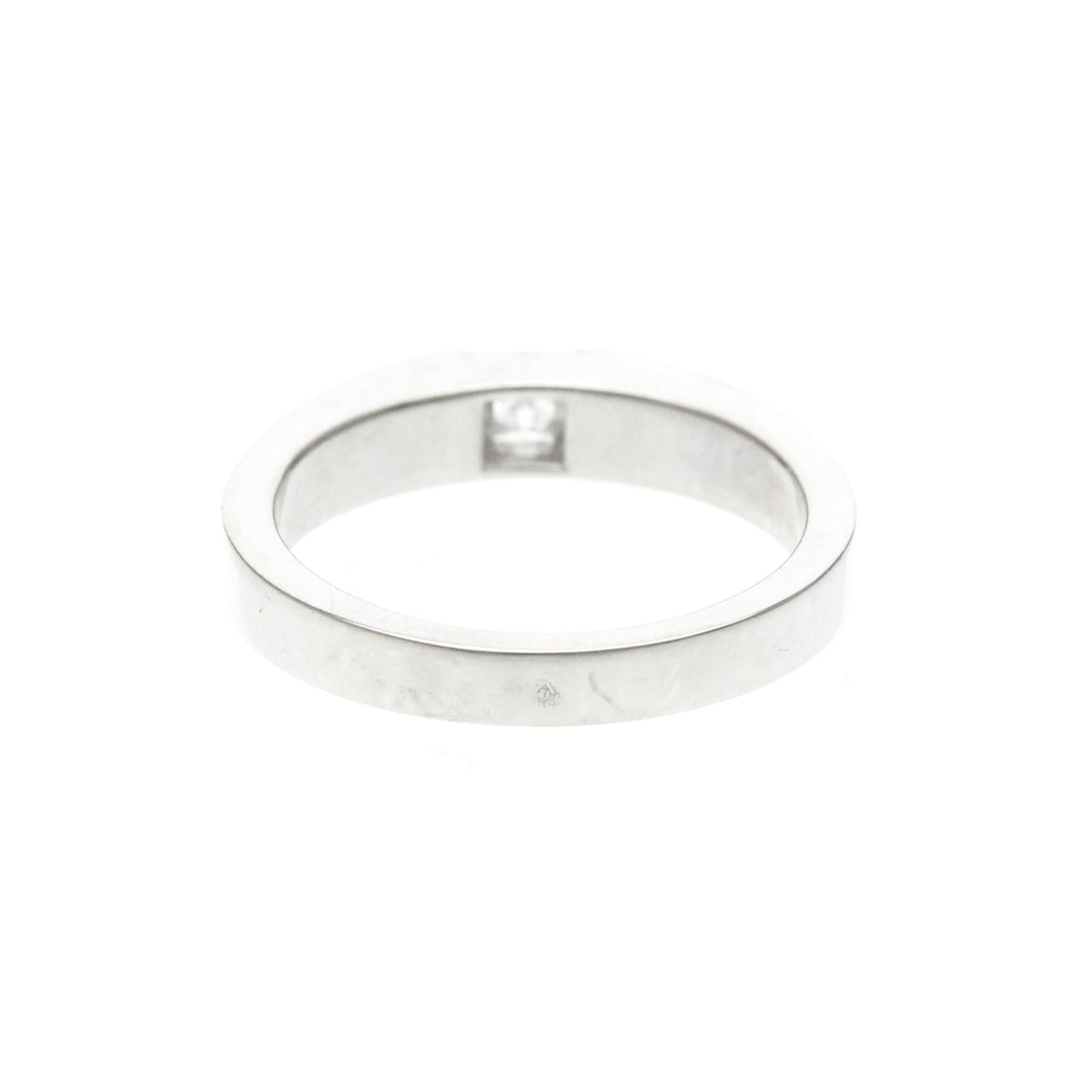 PRE-OWNED Cartier Tank · Platinum · Diamond Size 5.75