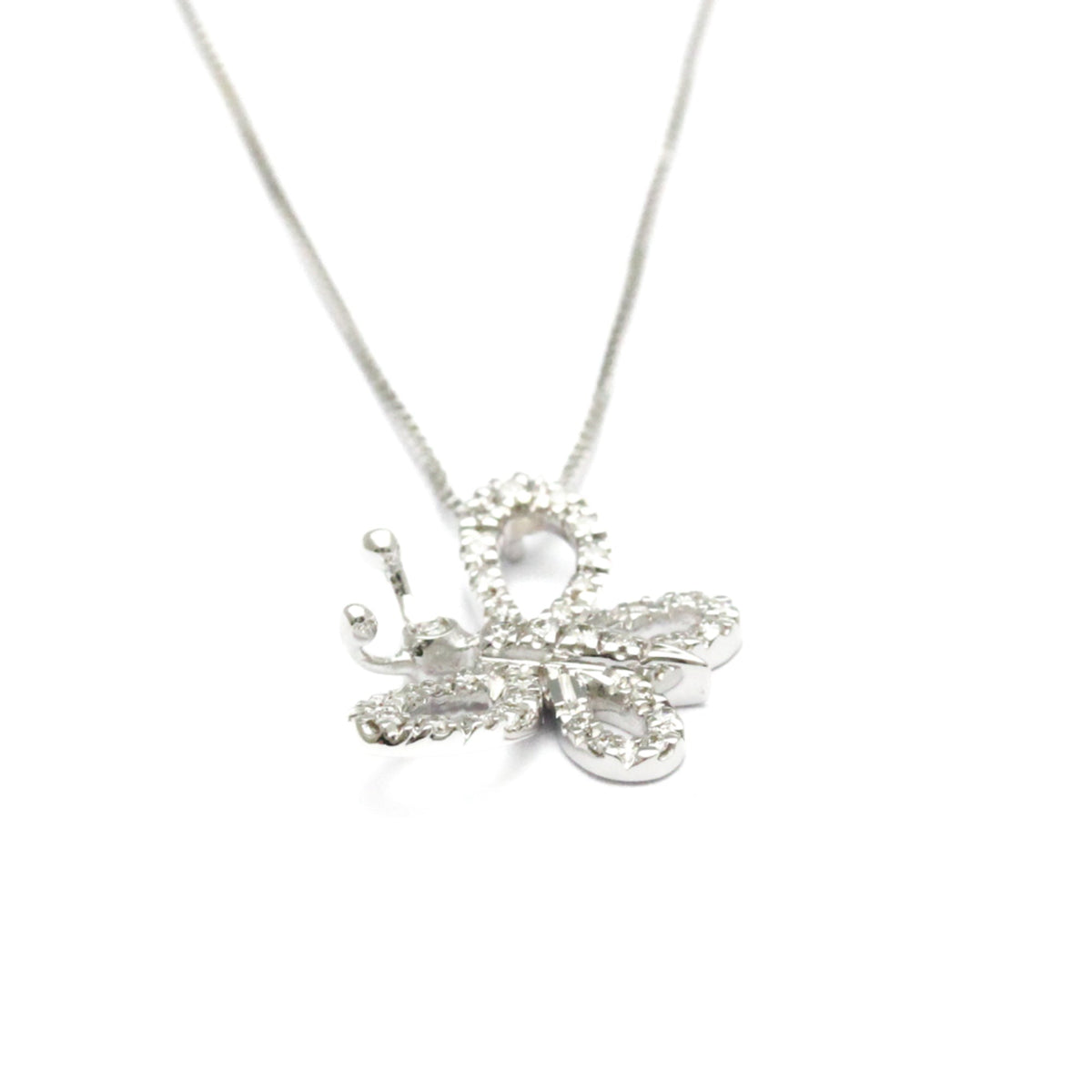 PRE-OWNED Gucci Butterfly · 18K White Gold · Diamond