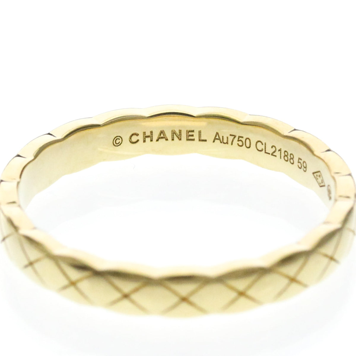 PRE-OWNED Chanel Coco Crush · 18K Yellow Gold Size 8.75