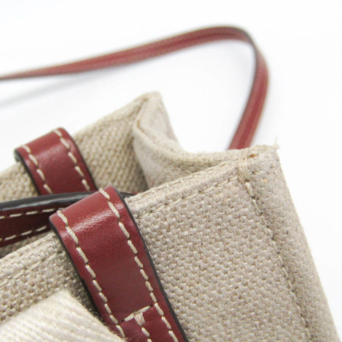 PRE-OWNED Chloé Woody Mini · Canvas & Leather