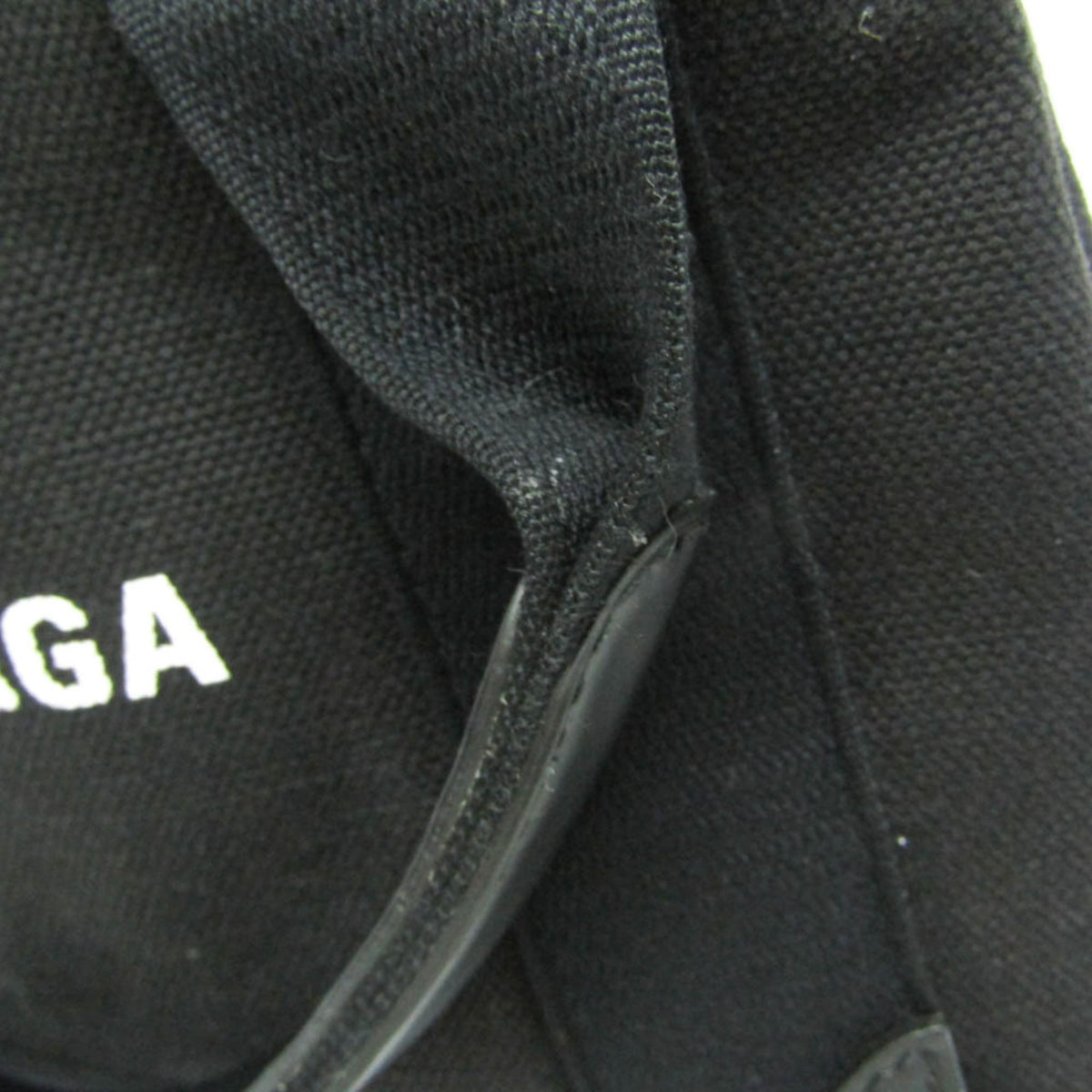 PRE-OWNED Balenciaga Navy Cabas XS · Canvas