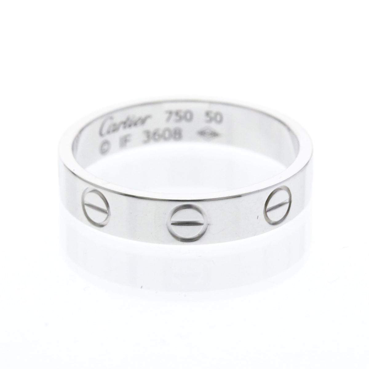 PRE-OWNED Cartier Mini Love · 18K White Gold