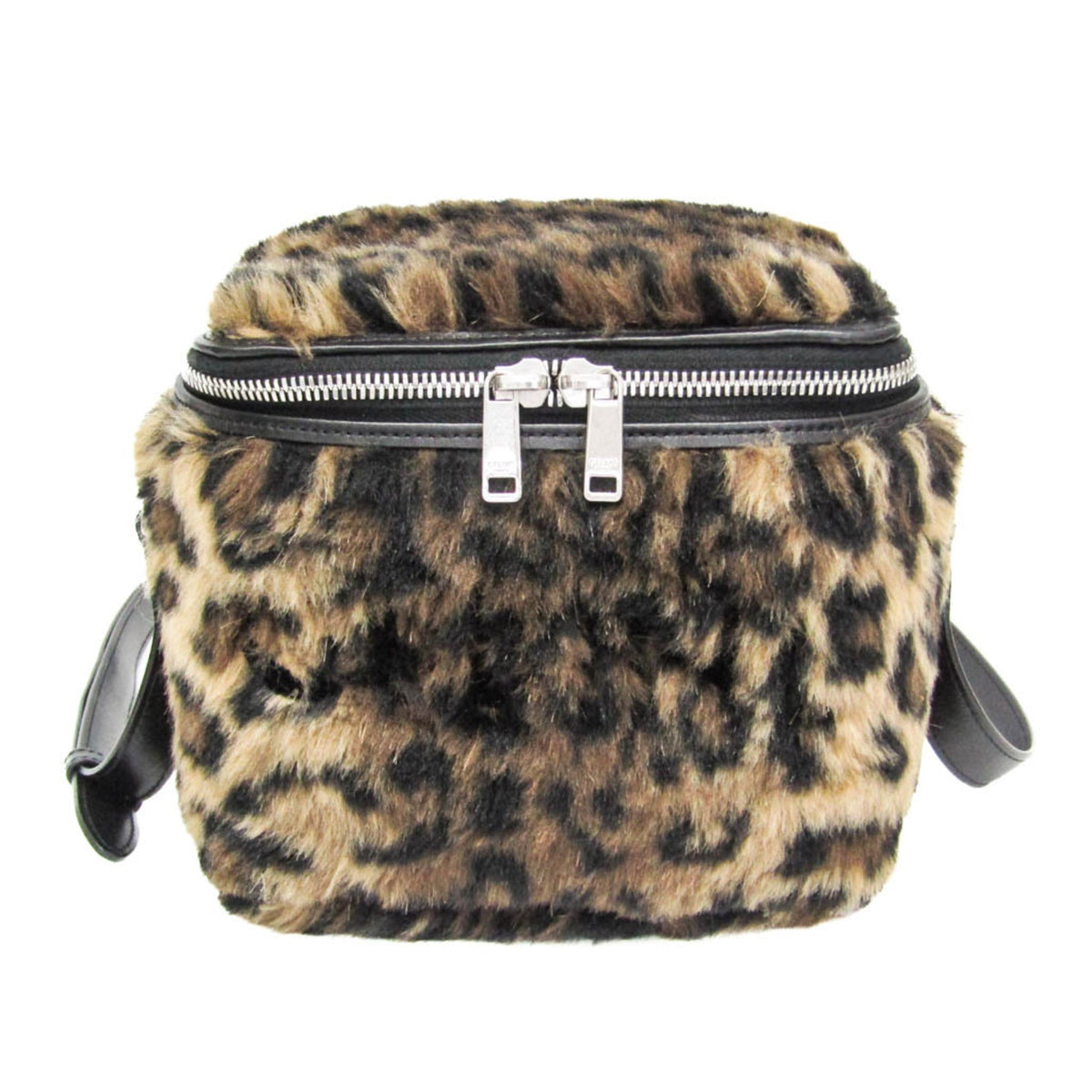 PRE-OWNED Celine Fluffy Box · Leopard Faux Fur