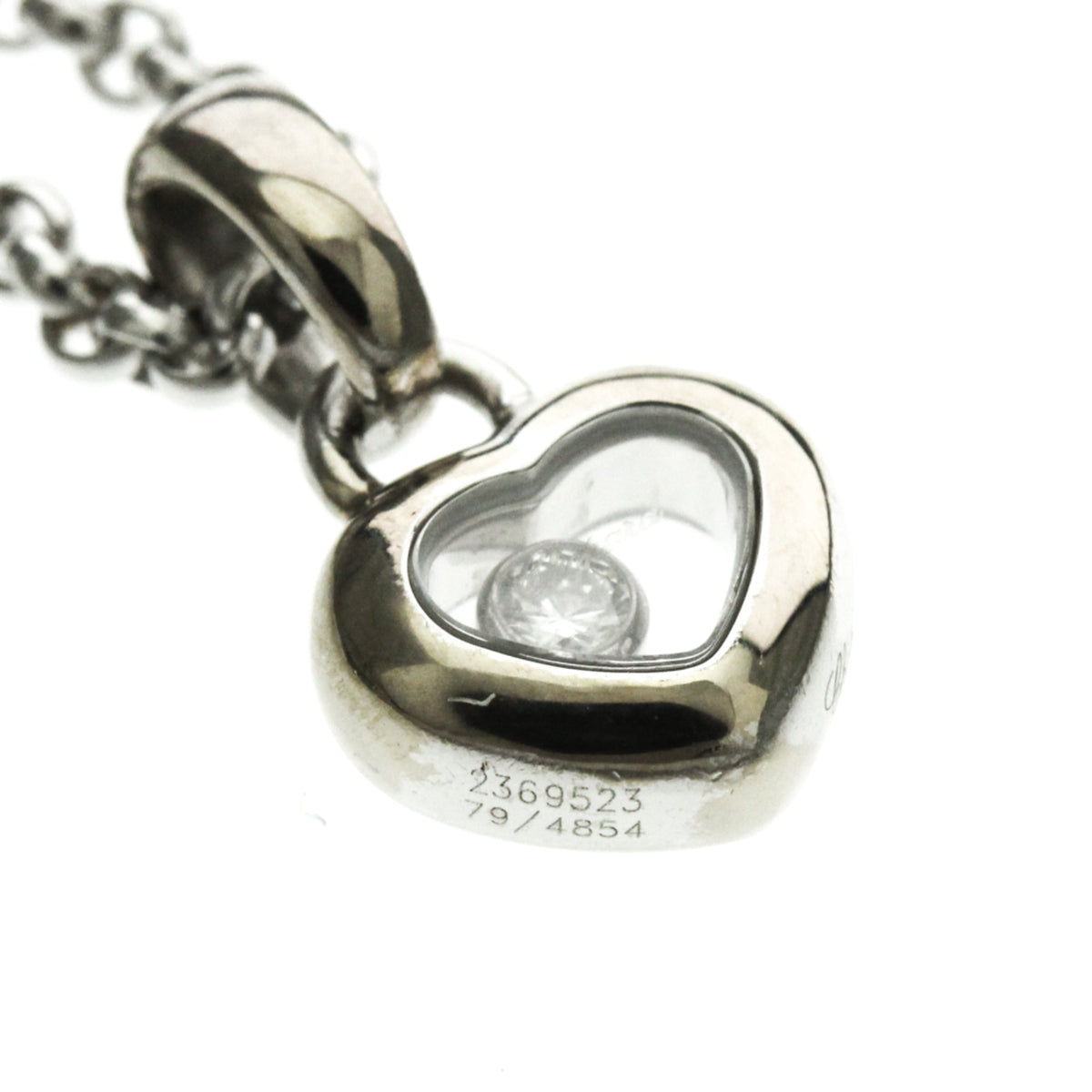 PRE-OWNED Chopard Happy Diamond · 18K White Gold · Diamond
