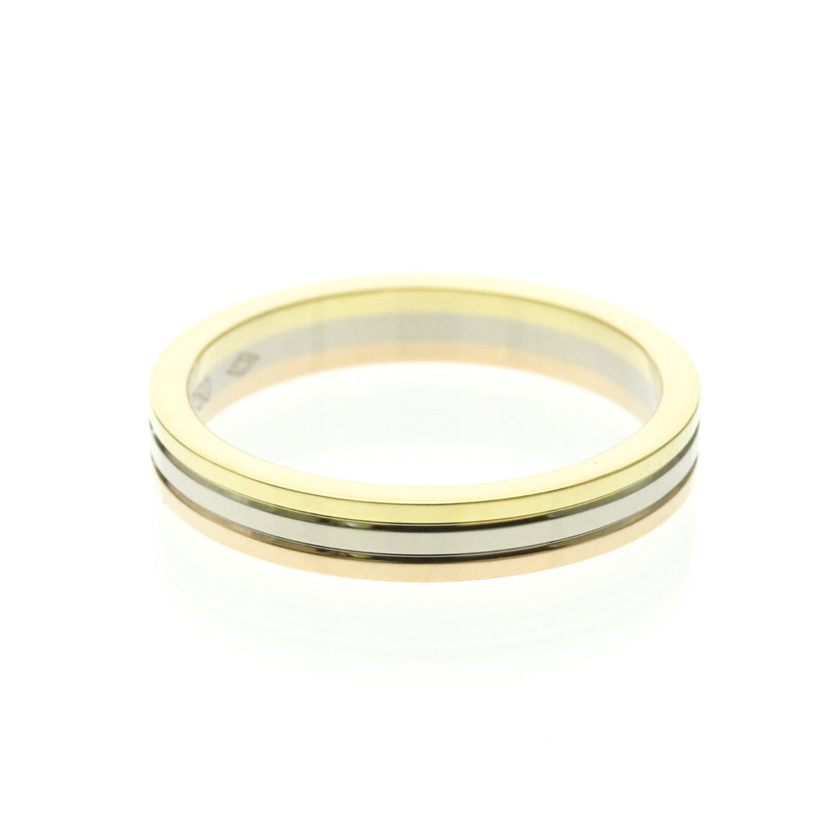 PRE-OWNED Cartier Vendôme · Tri-Gold Size 8