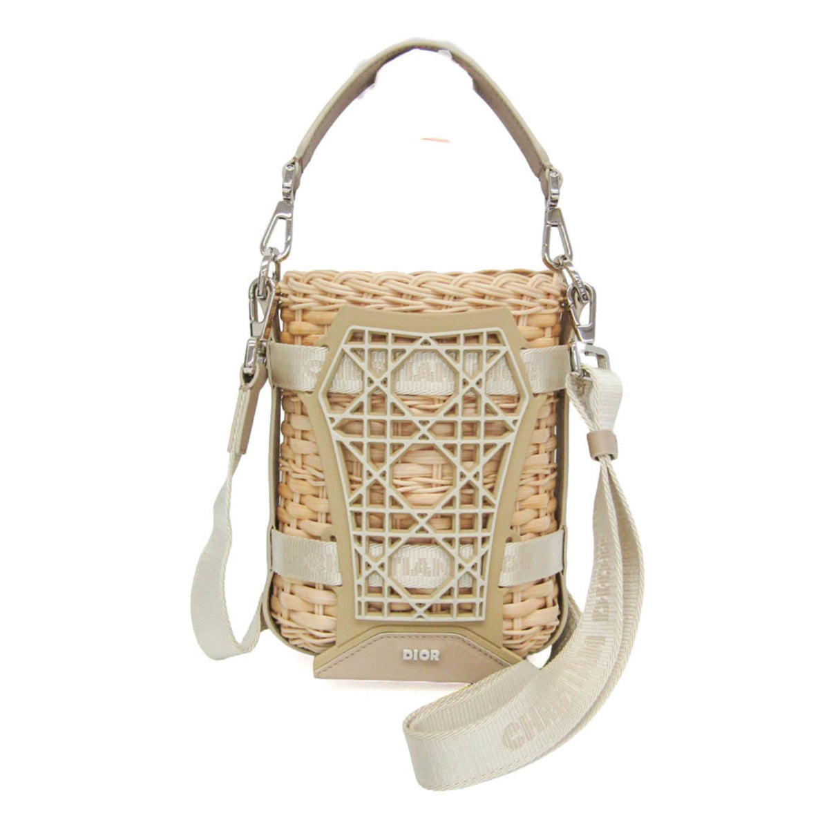 PRE-OWNED Christian Dior Sahara · Rattan Basket Bag