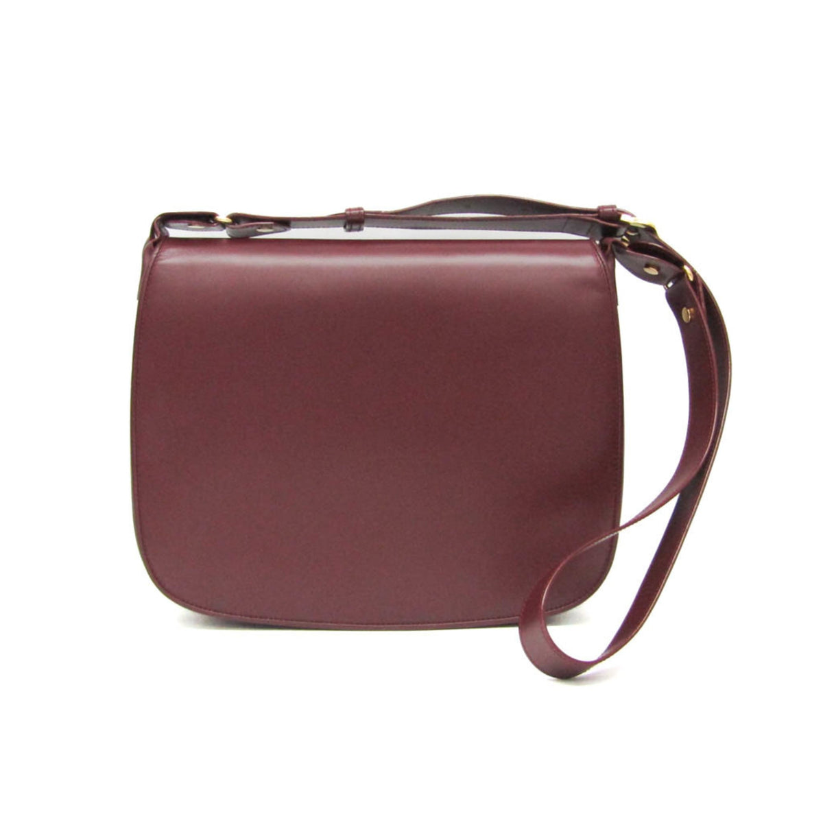 PRE-OWNED Cartier Must · Leather Shoulder Bag · Bordeaux