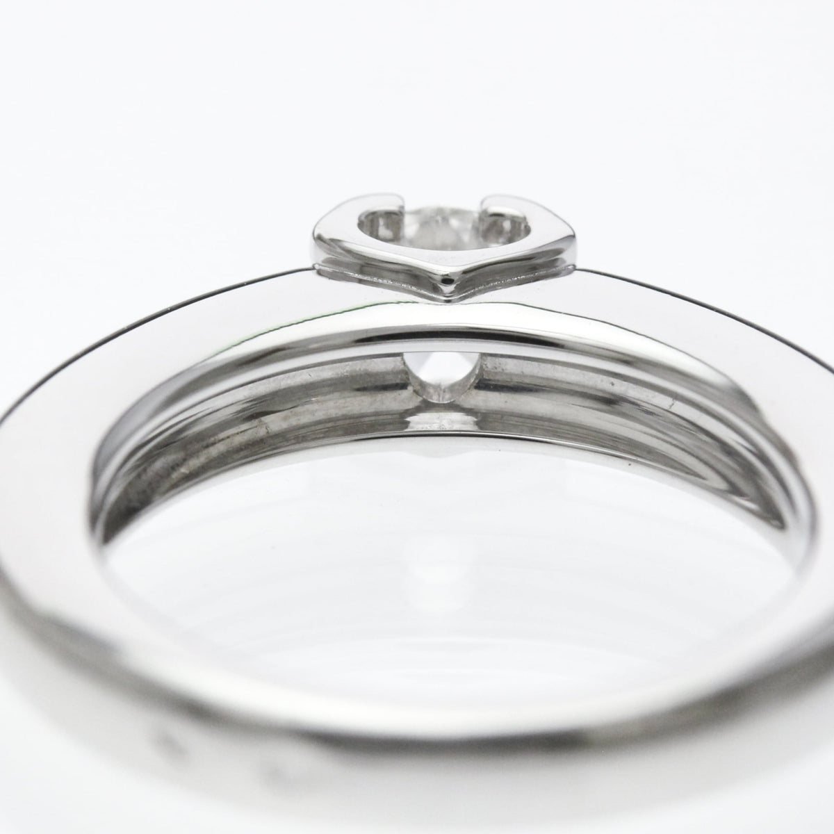 PRE-OWNED Cartier C de Cartier · 0.37ct · 18K White Gold