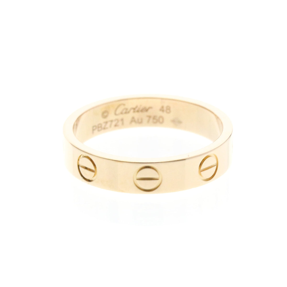 PRE-OWNED Cartier Mini Love · Rose Gold Size 4.5