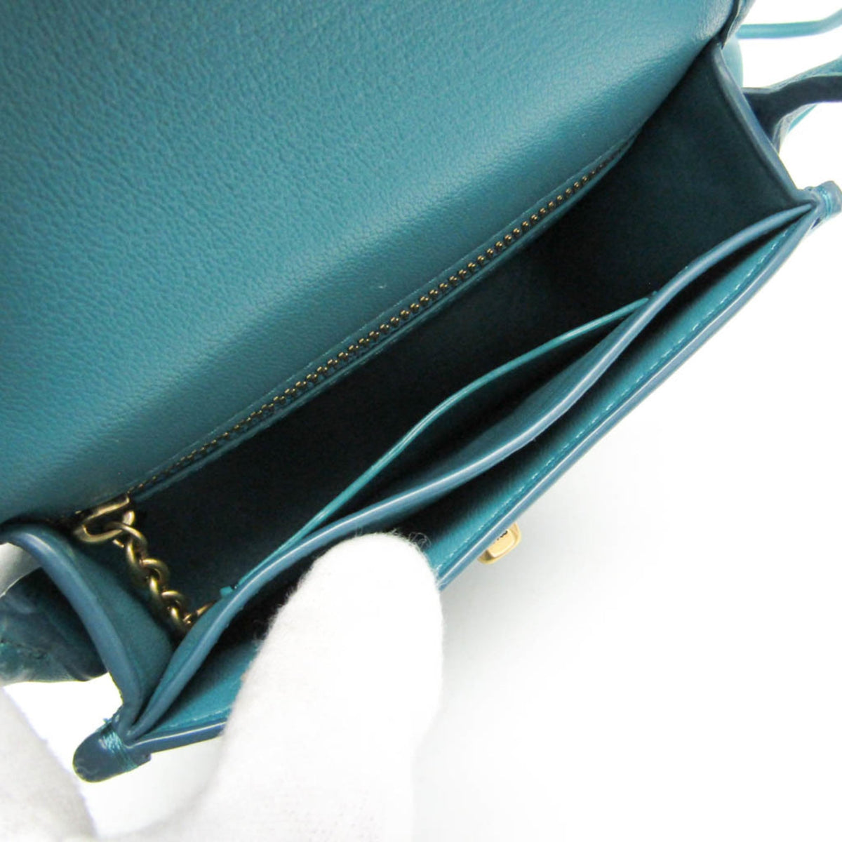 PRE-OWNED Coach Turn Lock · Leather Shoulder Bag