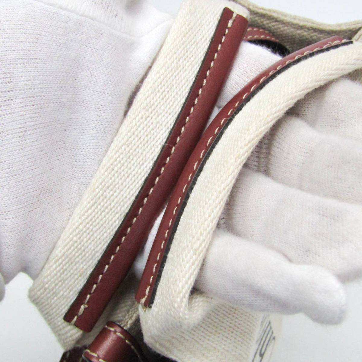 PRE-OWNED Chloé Woody Mini · Canvas & Leather