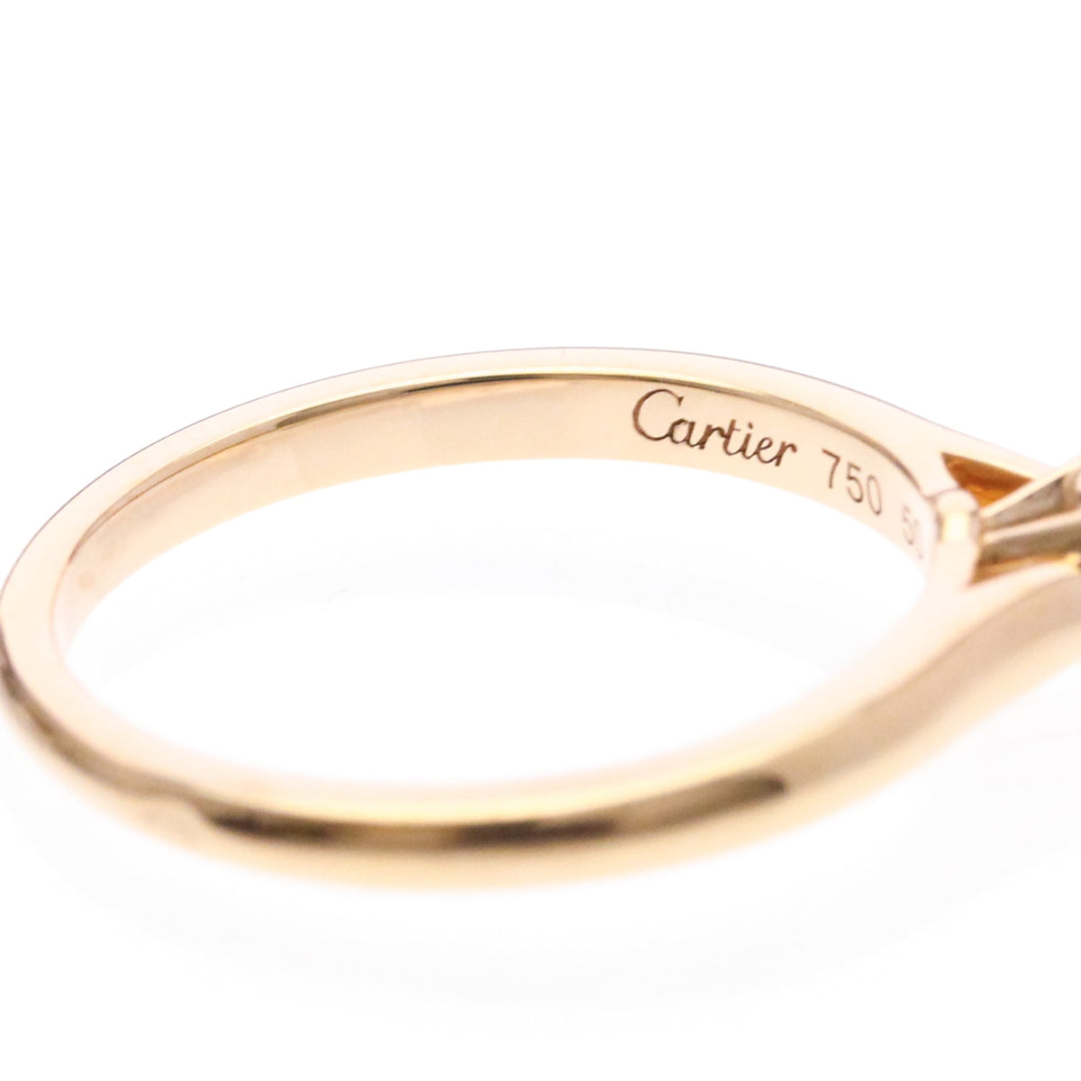 PRE-OWNED Cartier 1895 Solitaire · Rose Gold · Diamond