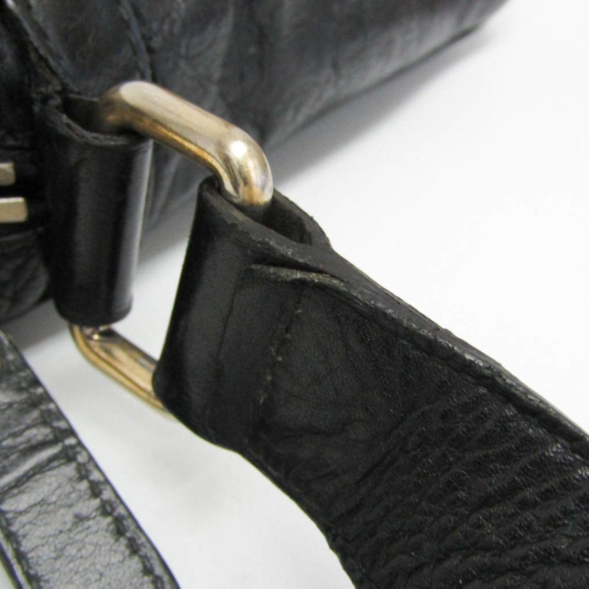 PRE-OWNED Gucci Guccissima · Embossed Leather