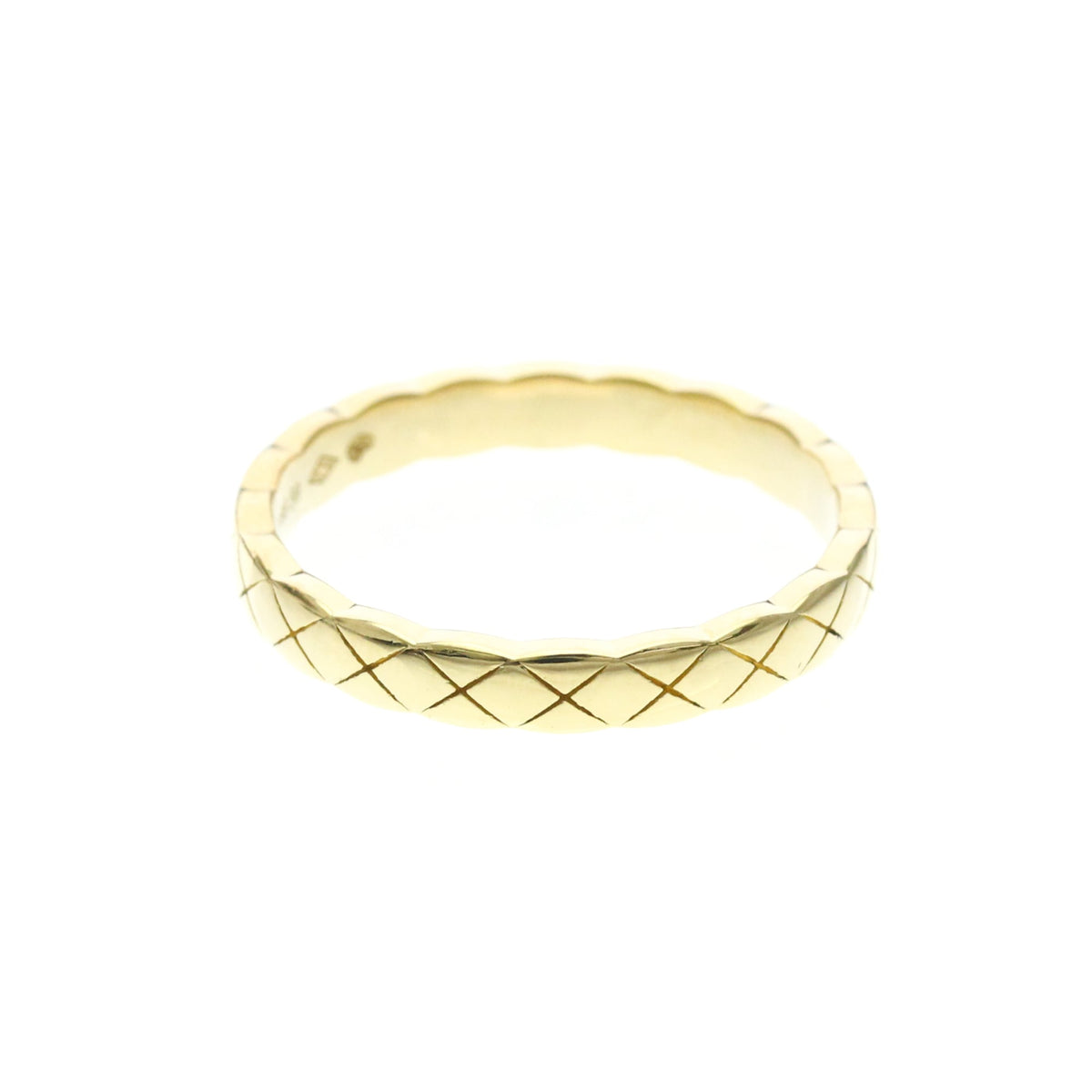PRE-OWNED Chanel Coco Crush · 18K Yellow Gold Size 8.75