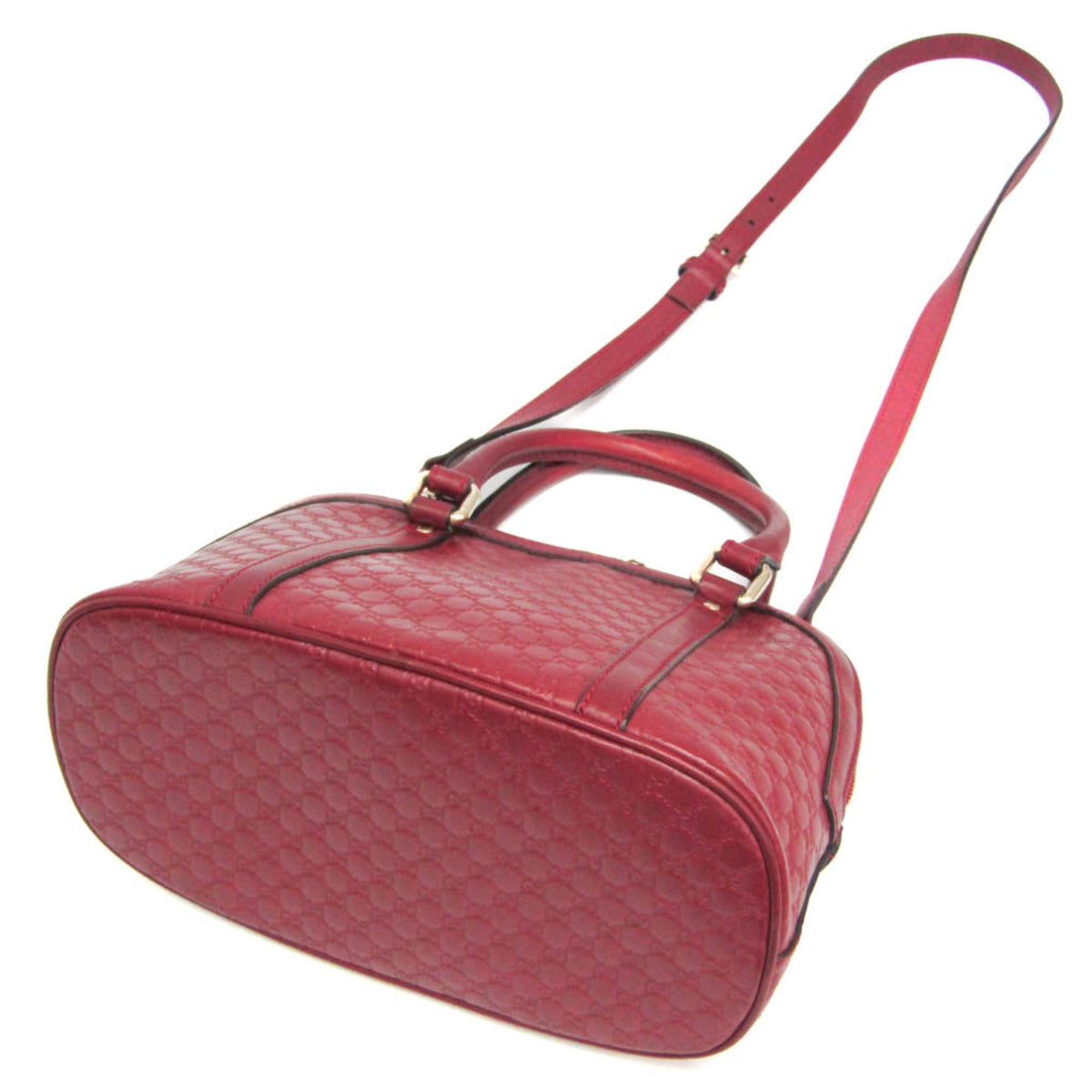 PRE-OWNED Gucci MicroGuccissima · Leather Handbag