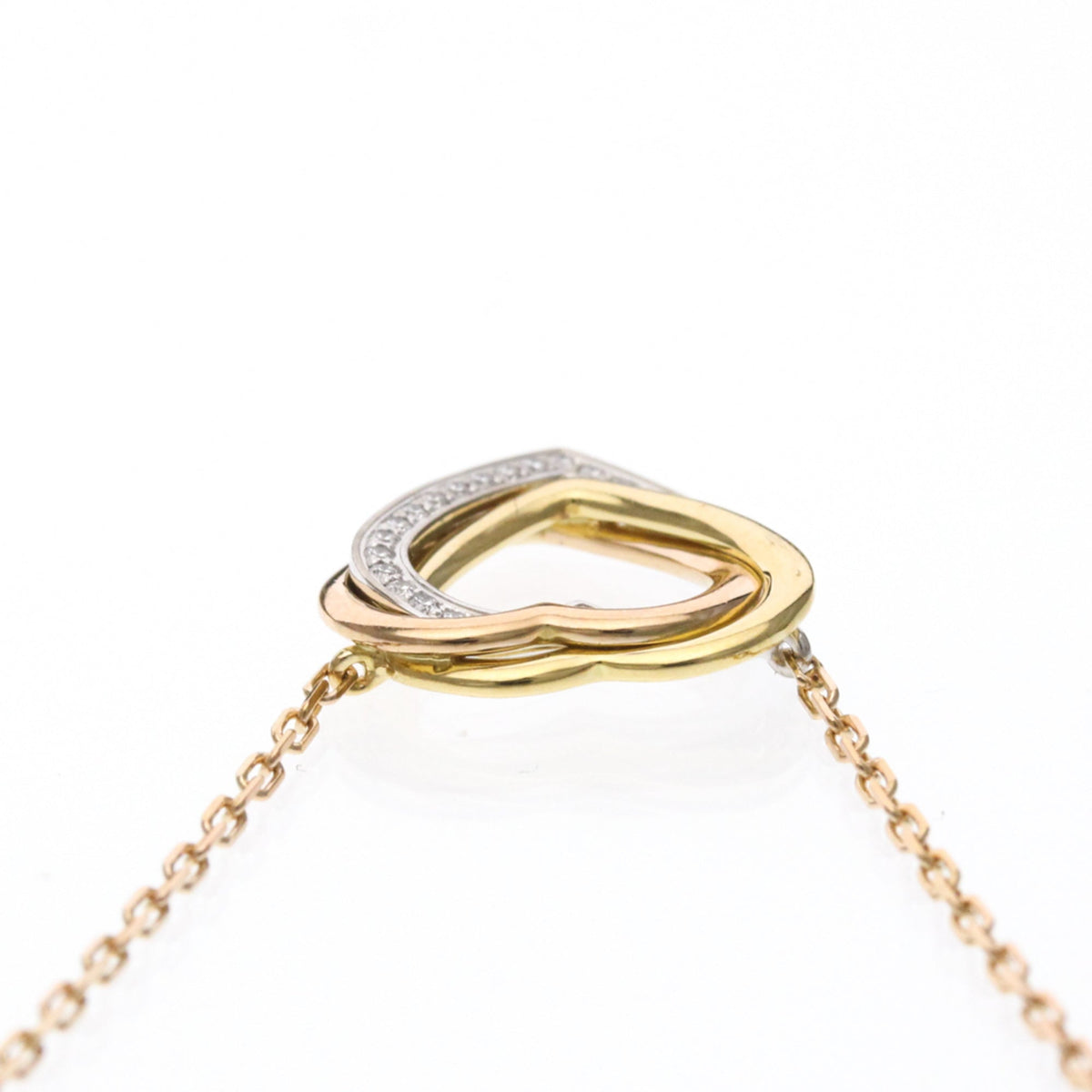 PRE-OWNED Cartier Trinity · Tri-Gold · Pendant