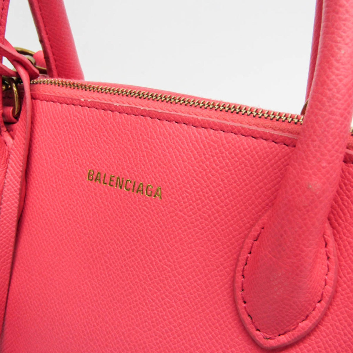 PRE-OWNED Balenciaga Ville Top Handle S · Leather
