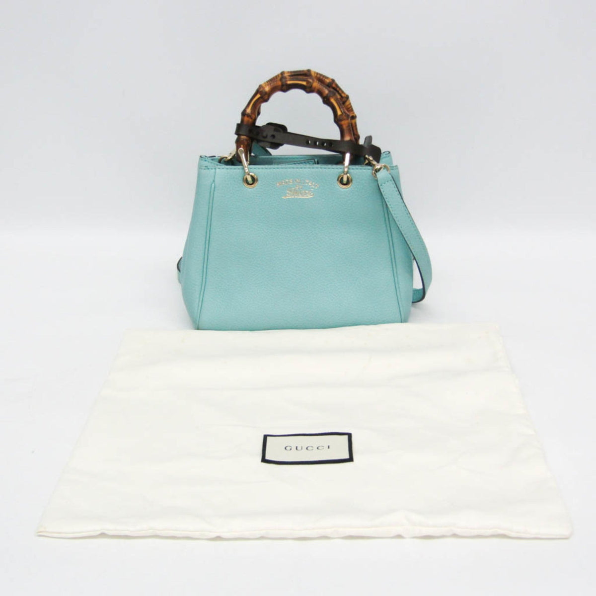PRE-OWNED Gucci Bamboo Mini Shopper
