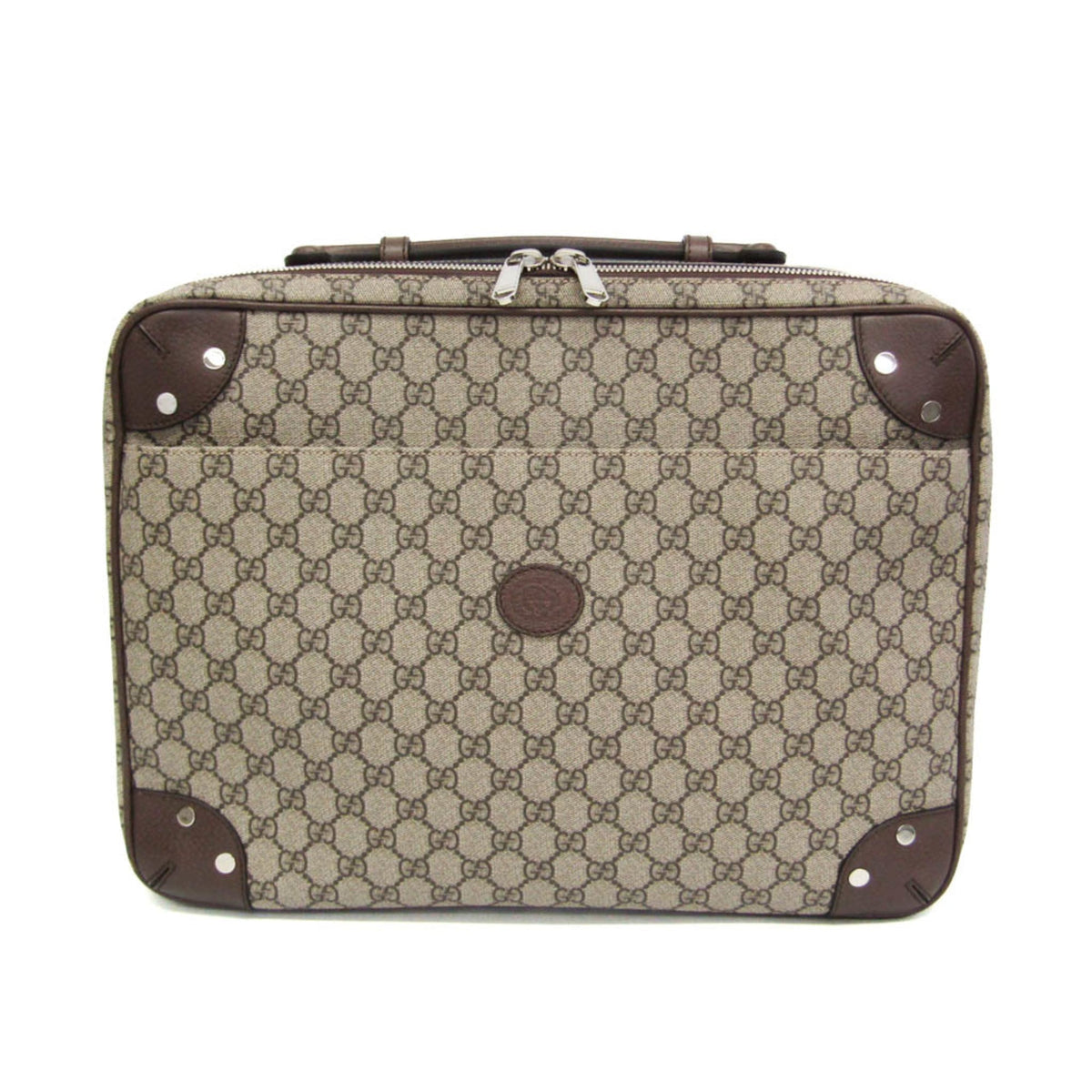 PRE-OWNED Gucci Interlocking · GG Supreme · Backpack
