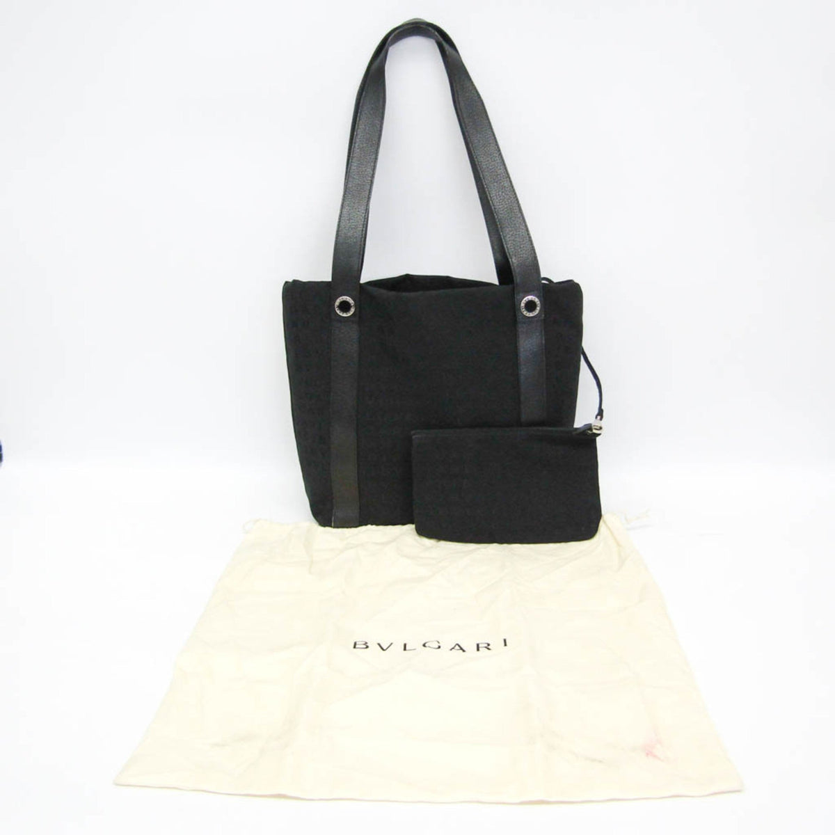 PRE-OWNED Bvlgari Logomania · Canvas Tote