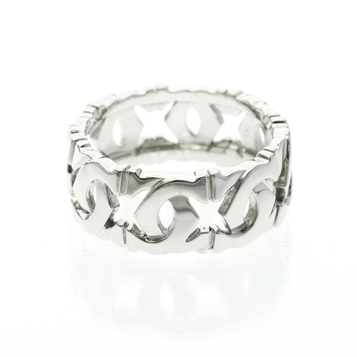 PRE-OWNED Cartier Entrelacé · 18K White Gold