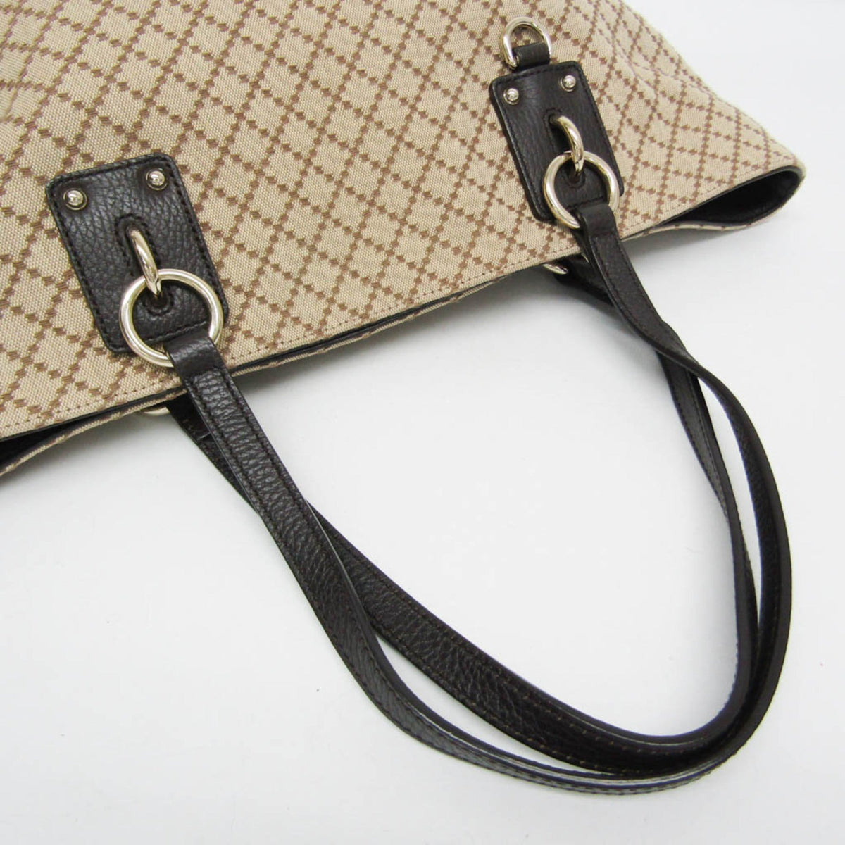 PRE-OWNED Gucci Diamante · Canvas Tote