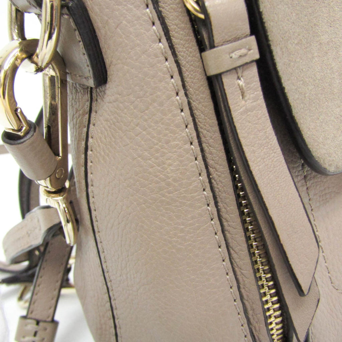 PRE-OWNED Chloé Faye · Leather & Suede Backpack