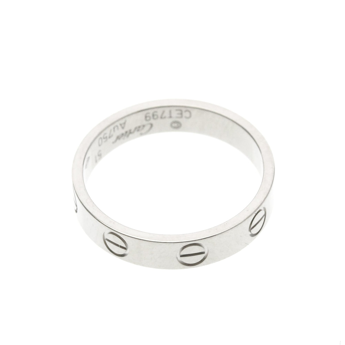 PRE-OWNED Cartier Mini Love · 18K White Gold