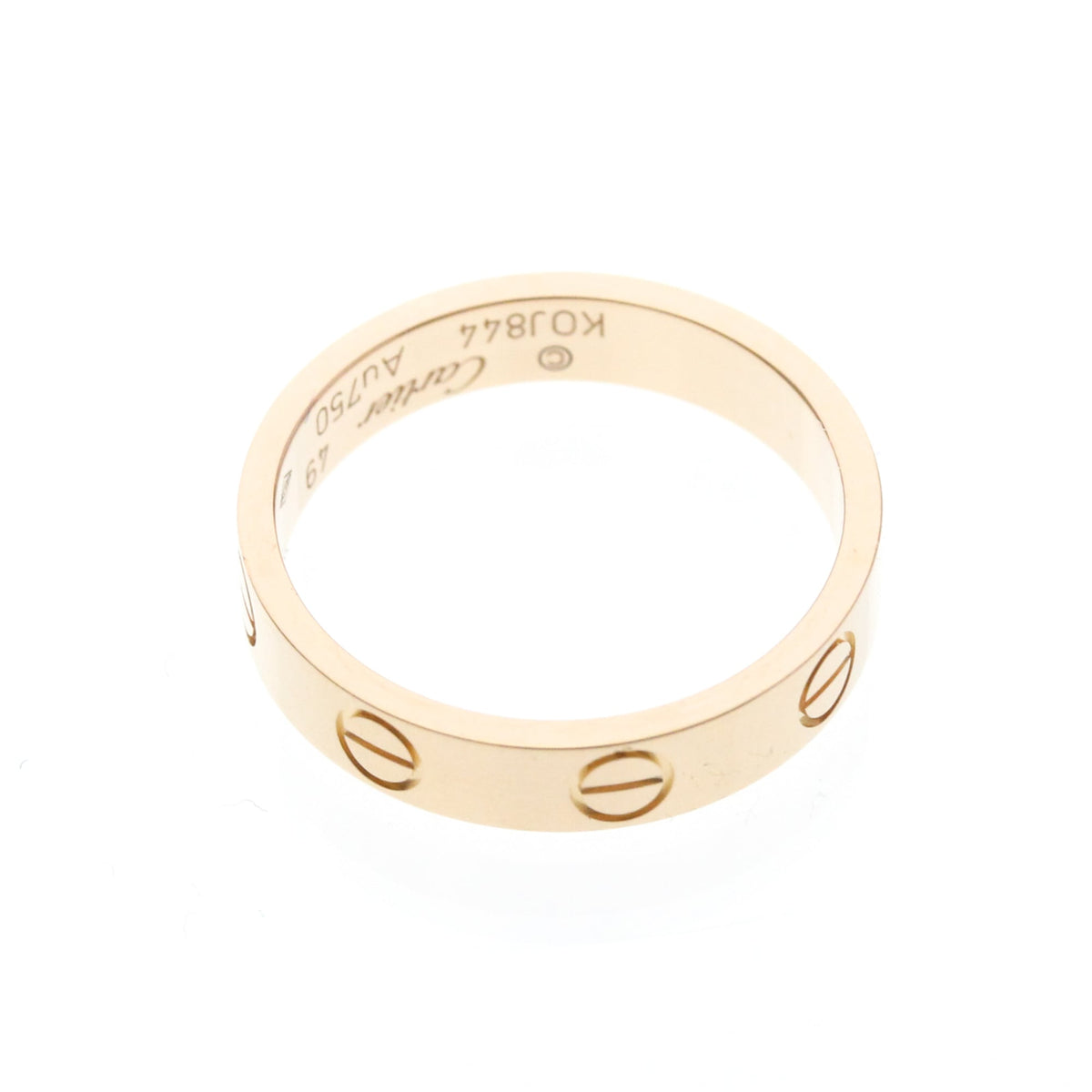PRE-OWNED Cartier Mini Love · Rose Gold Size 4.75
