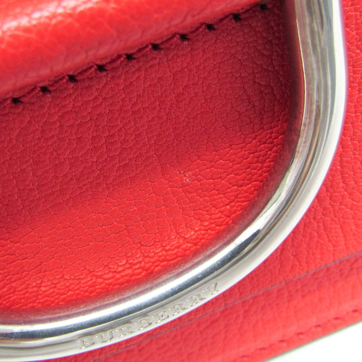 PRE-OWNED Burberry D-Ring · Leather Shoulder Bag