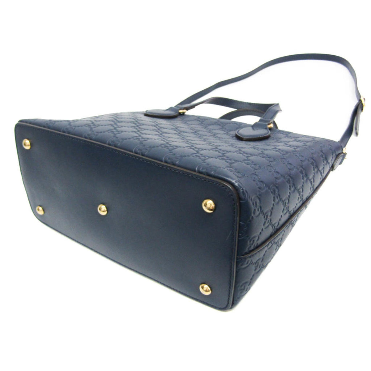 PRE-OWNED Gucci Guccissima · Calfskin · Gold Hardware