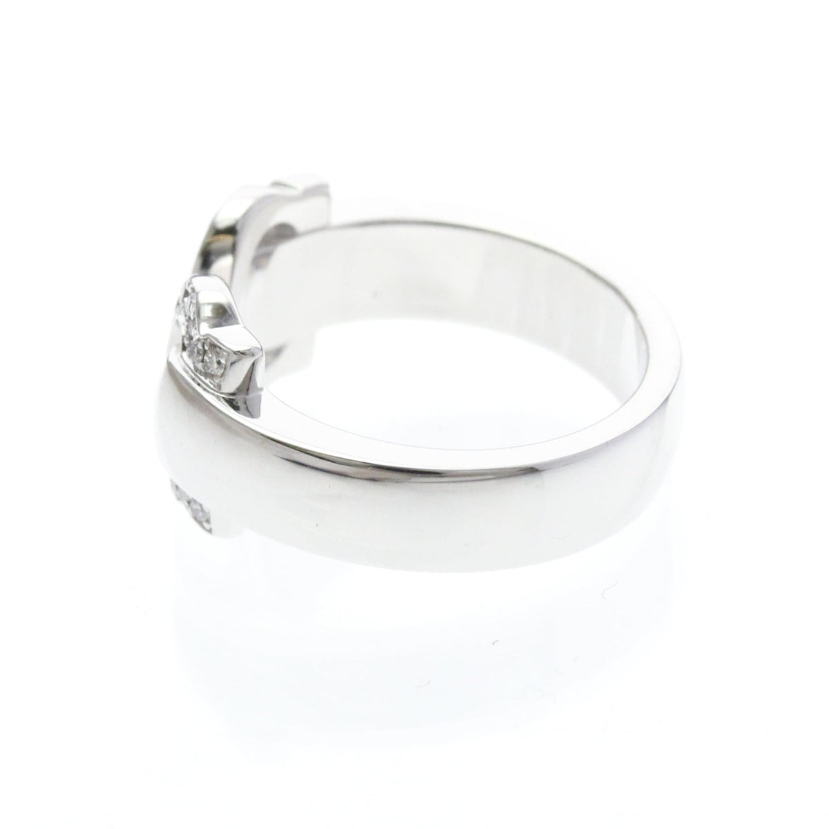 PRE-OWNED Cartier 2C Boucle Diamond · 18K White Gold