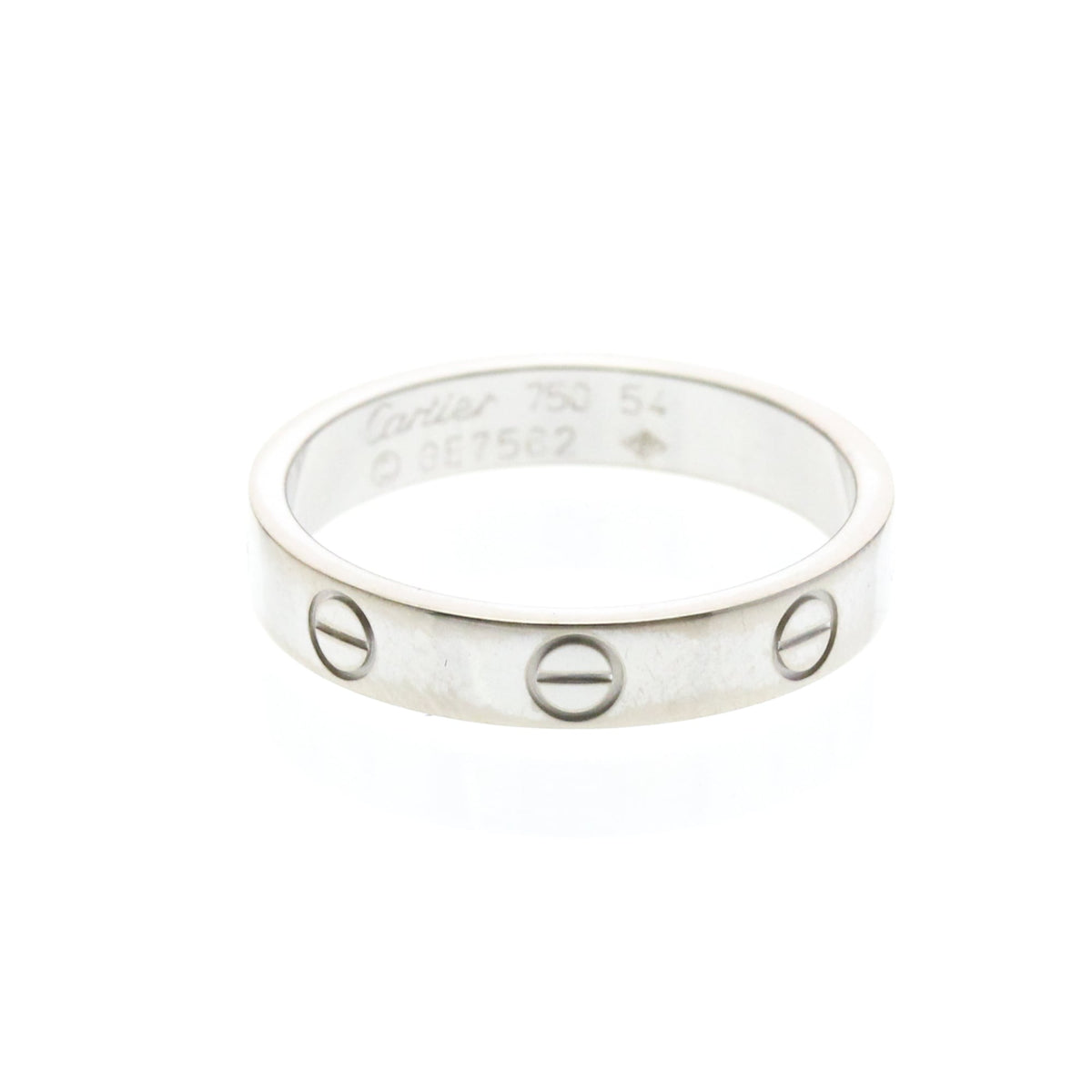 PRE-OWNED Cartier Mini Love · 18K White Gold