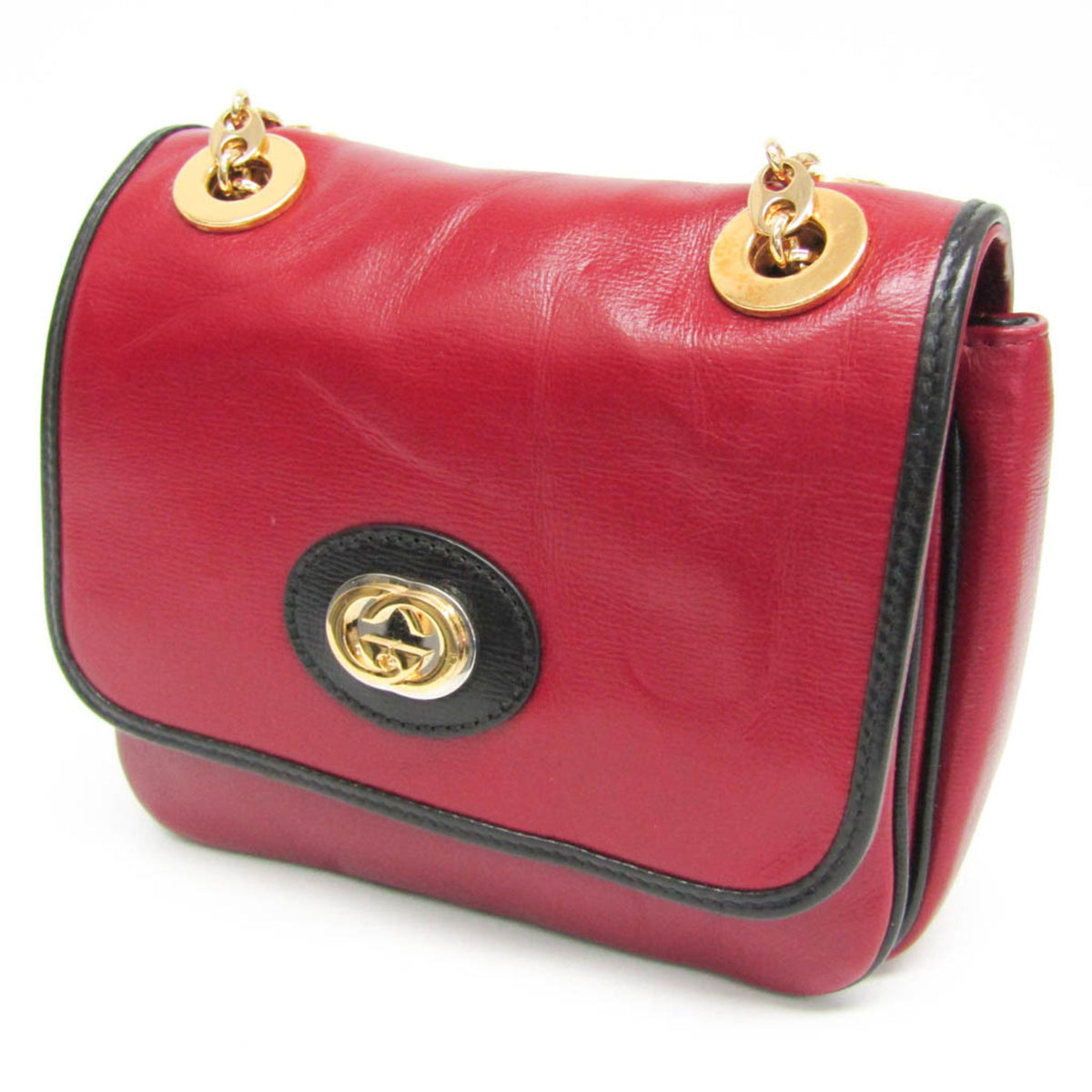 PRE-OWNED Gucci Interlocking G · Chain Shoulder Bag