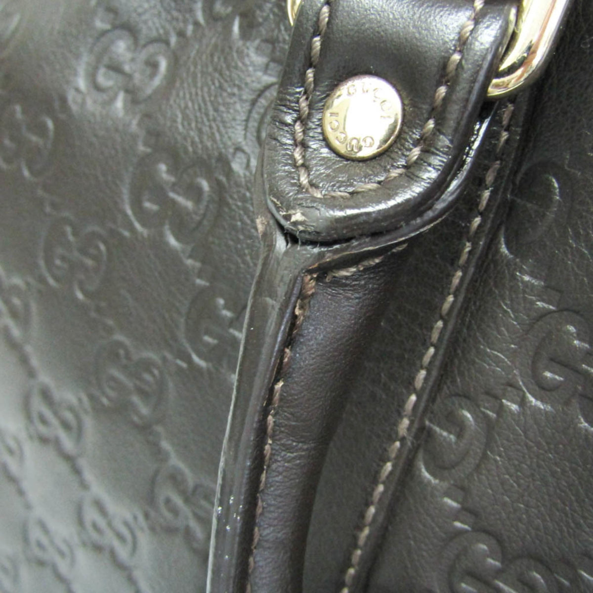 PRE-OWNED Gucci Guccissima · Briefcase