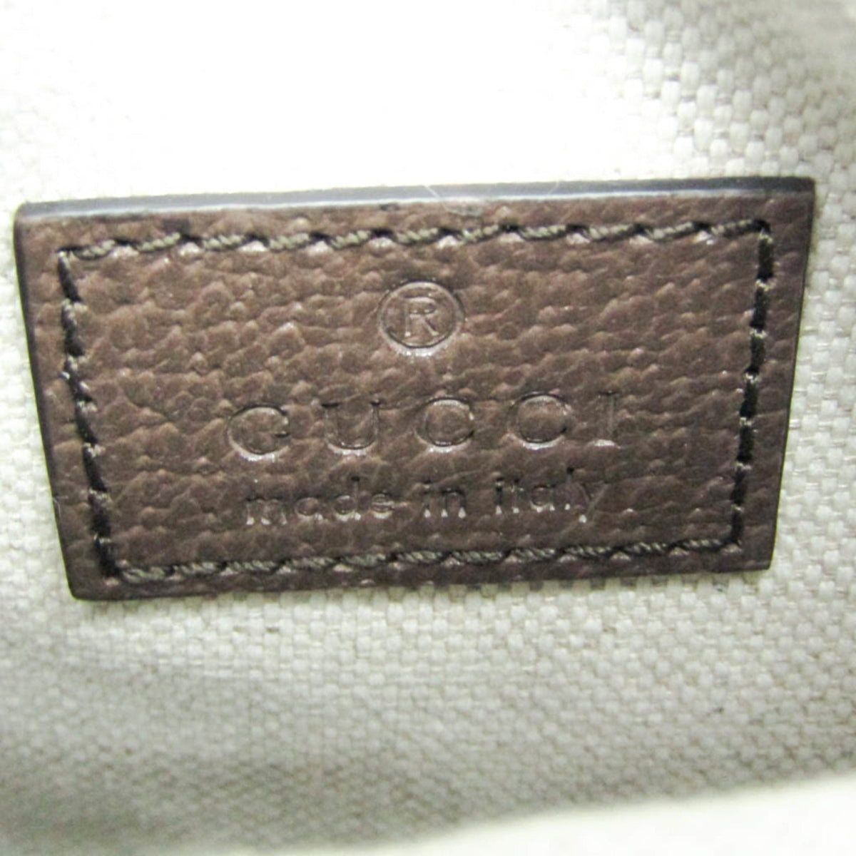 PRE-OWNED Gucci Mini Pouch · GG Supreme
