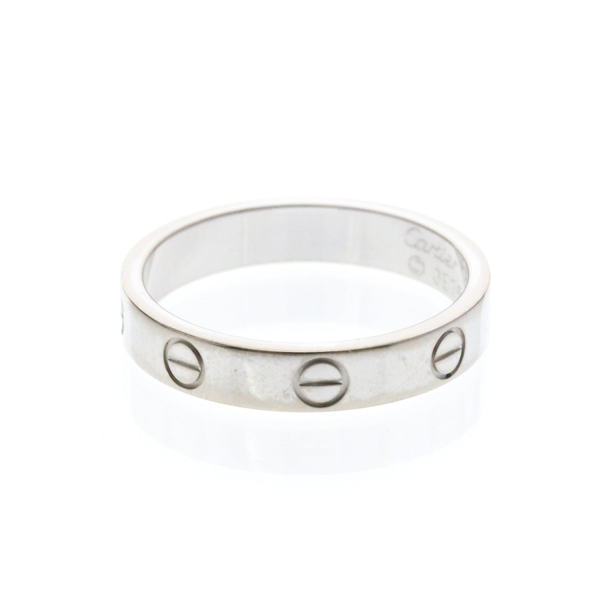 PRE-OWNED Cartier Mini Love · 18K White Gold