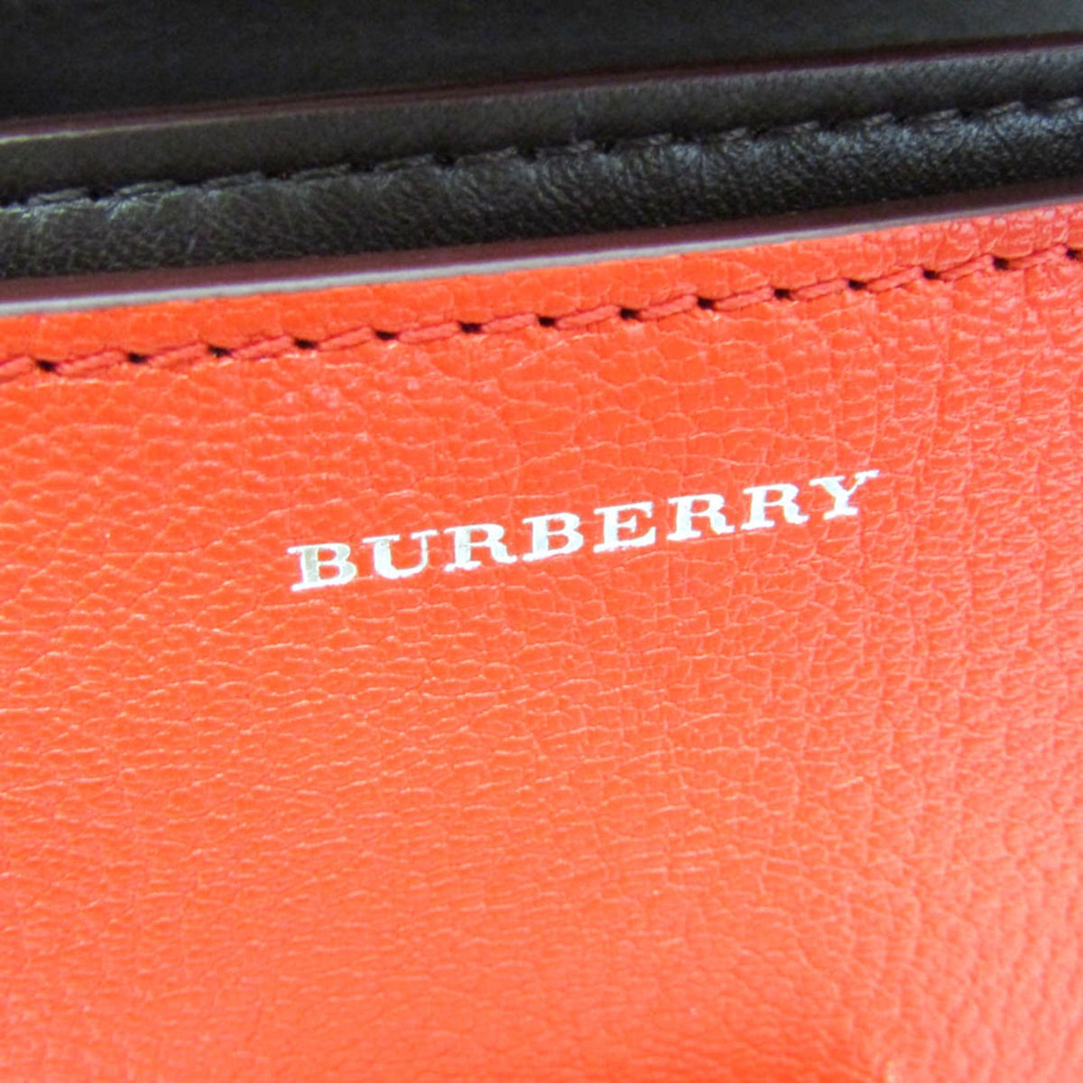 PRE-OWNED Burberry D-Ring · Leather Shoulder Bag