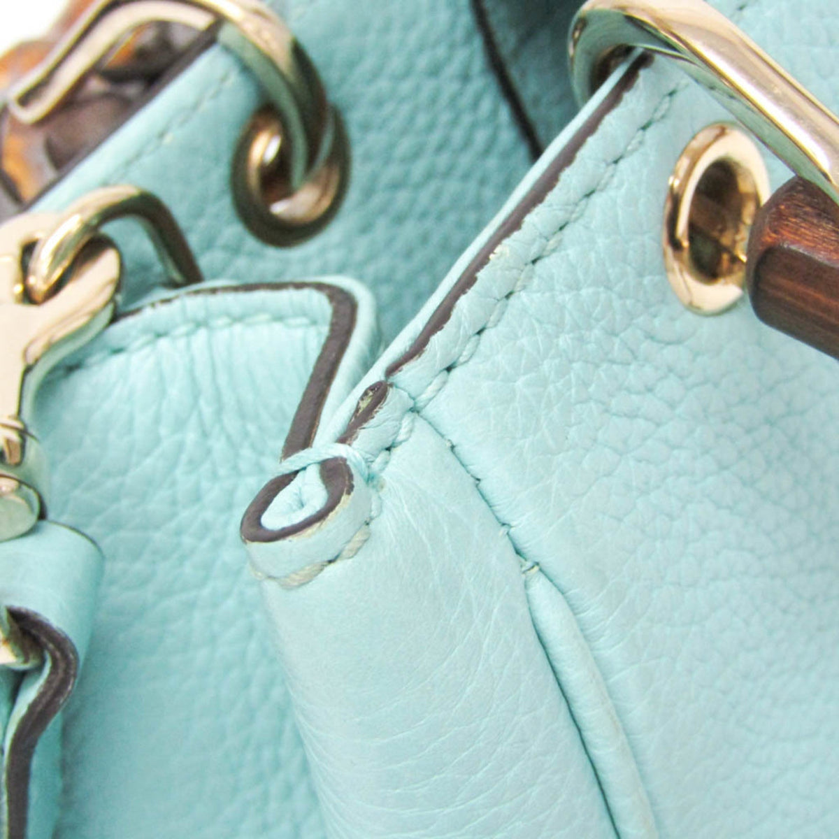 PRE-OWNED Gucci Bamboo Mini Shopper