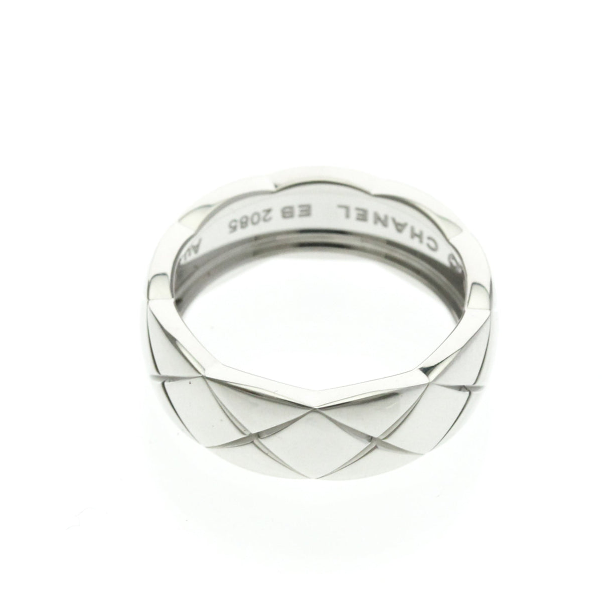 PRE-OWNED Chanel Coco Crush · 18K White Gold Size 6