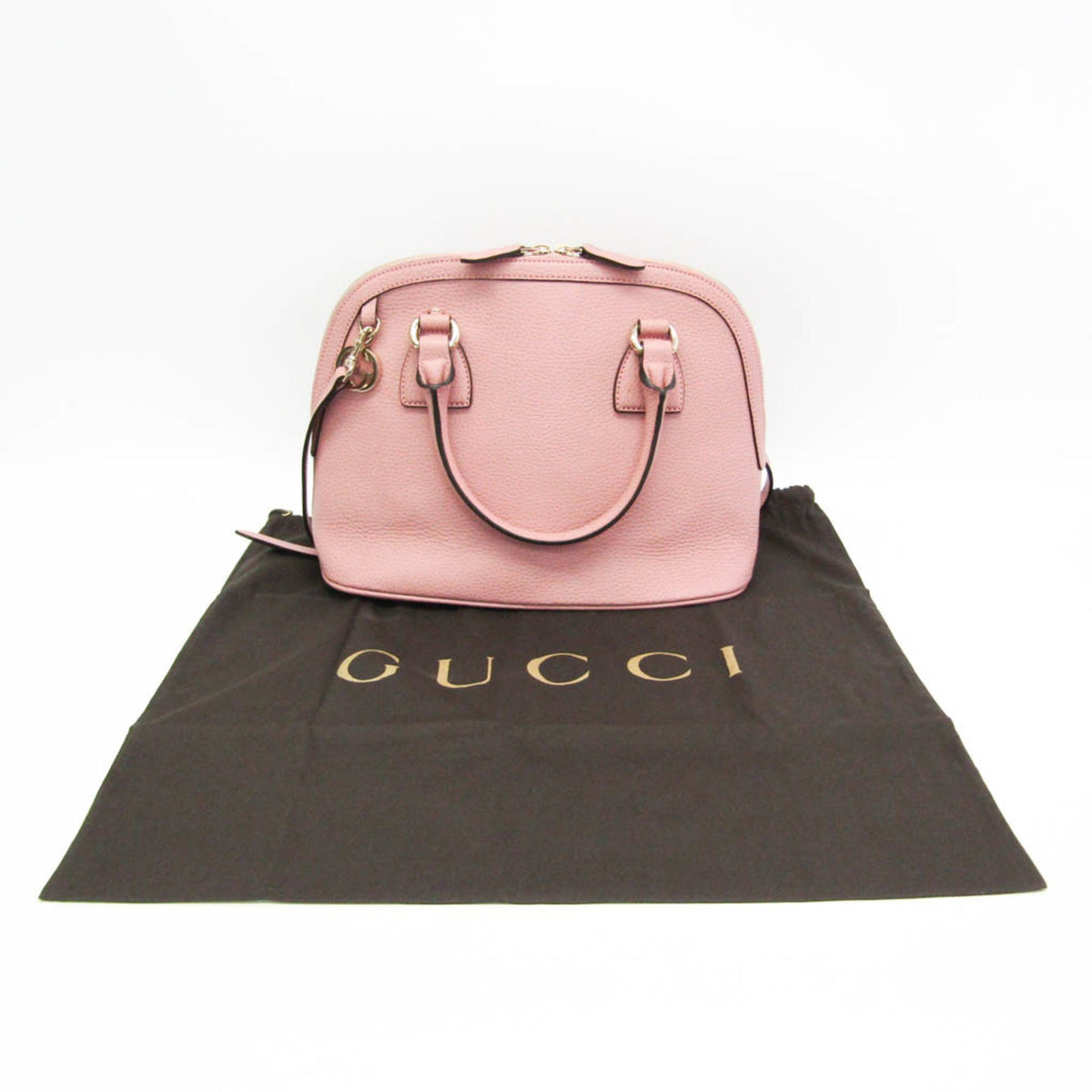 PRE-OWNED Gucci GG Charm · Leather Tote