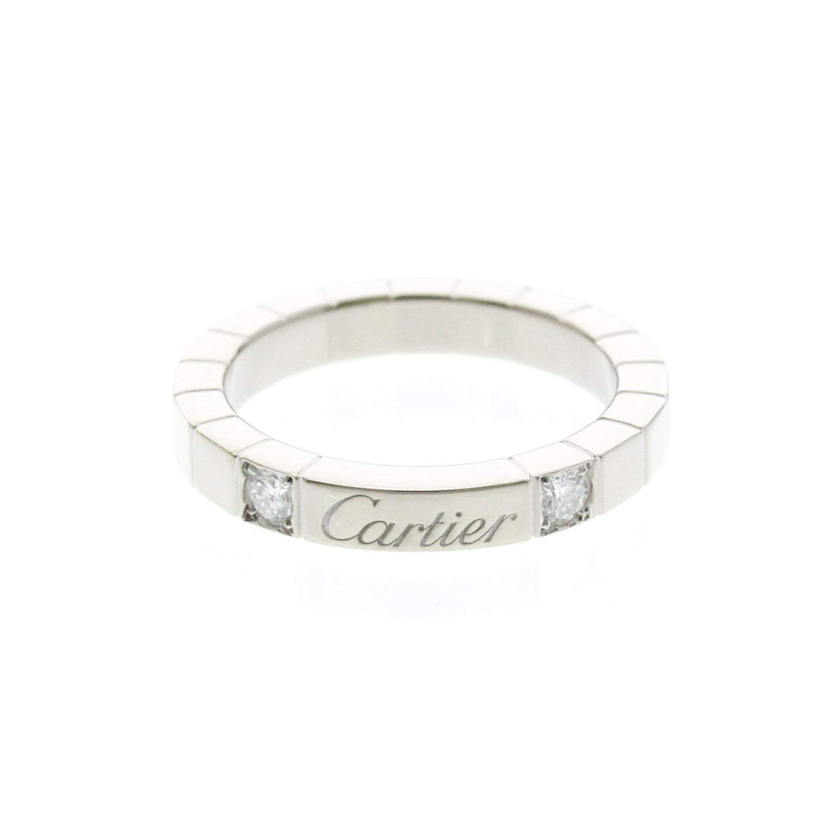 PRE-OWNED Cartier Lanieres Diamond · 18K White Gold