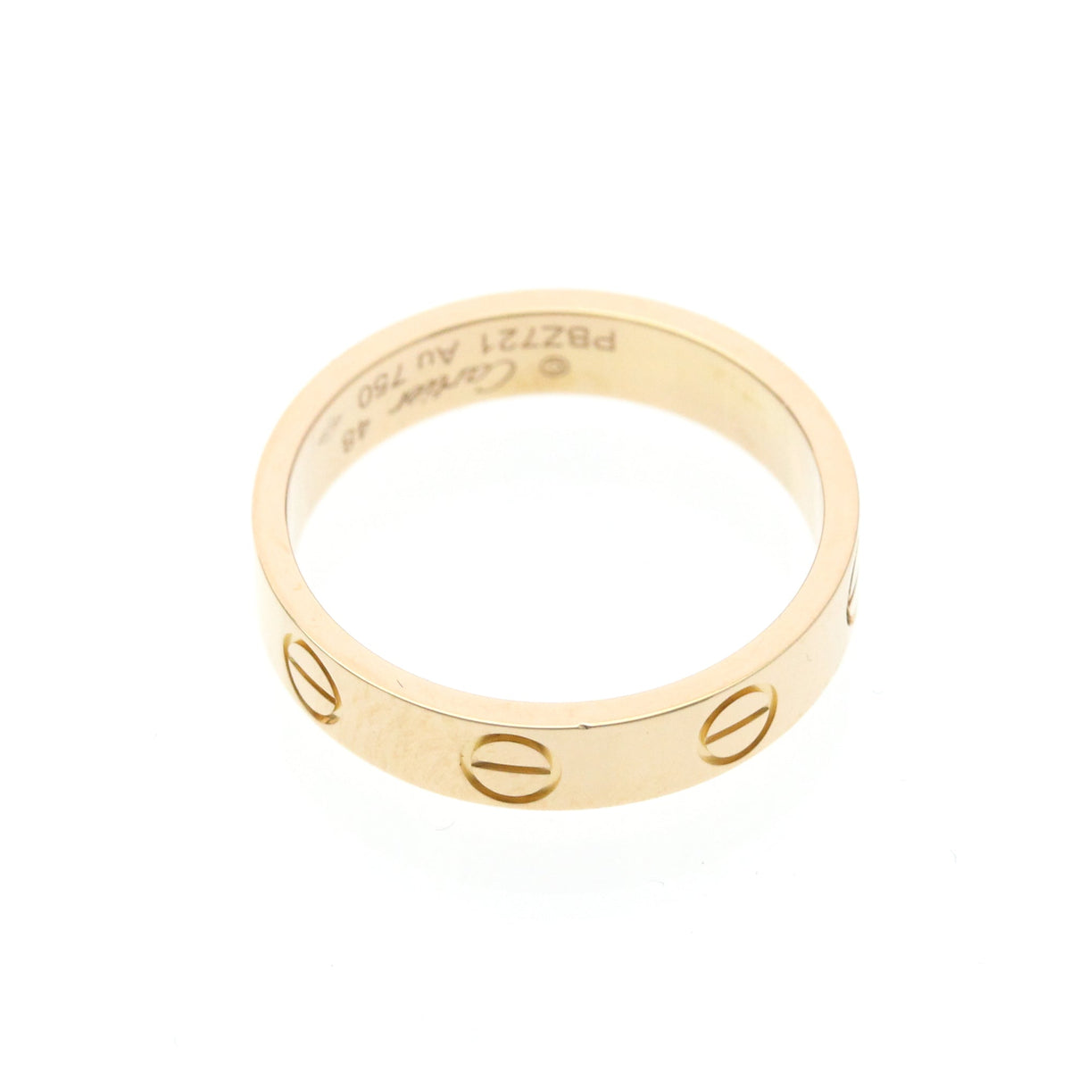 PRE-OWNED Cartier Mini Love · Rose Gold Size 4.5