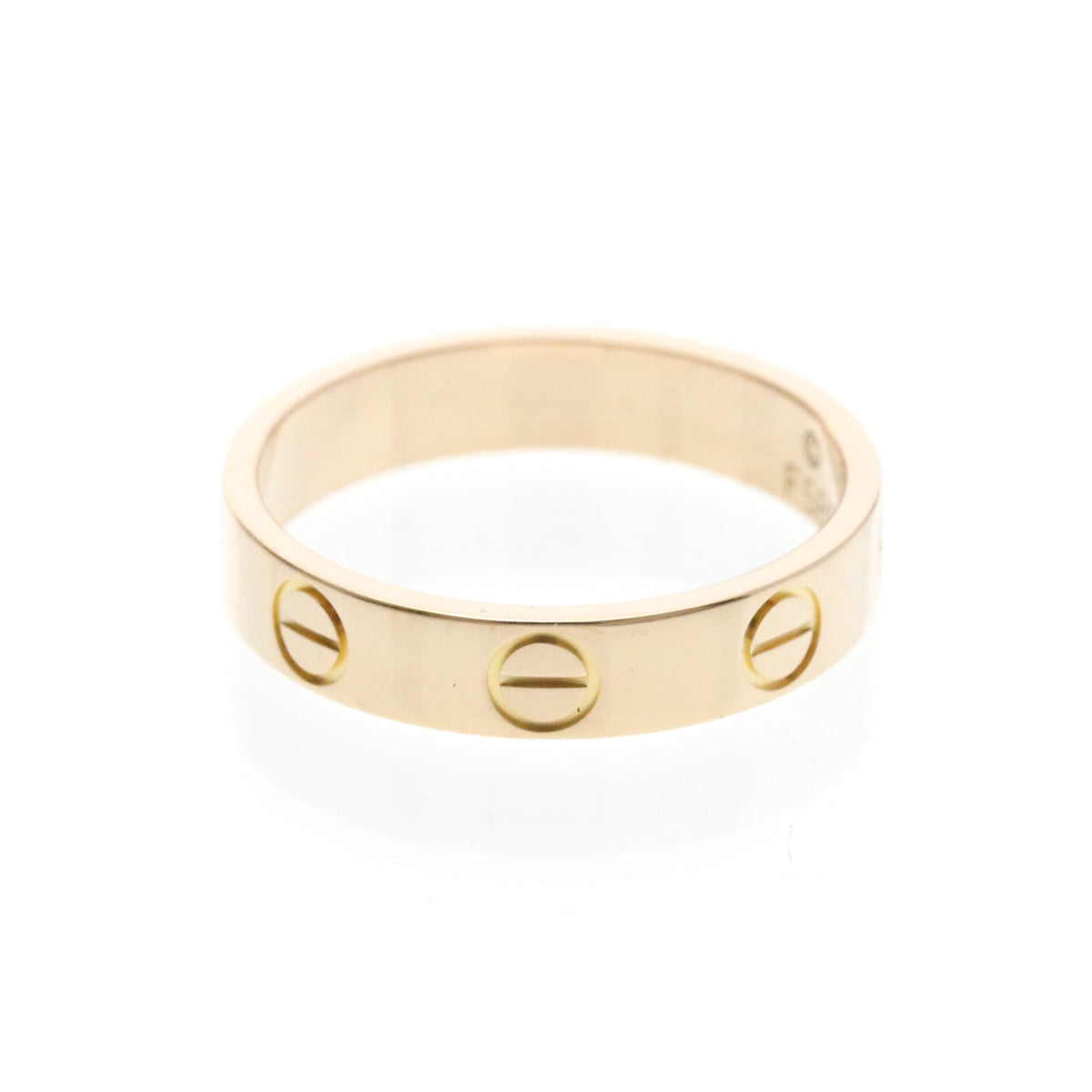 PRE-OWNED Cartier Mini Love · Rose Gold Size 4.5