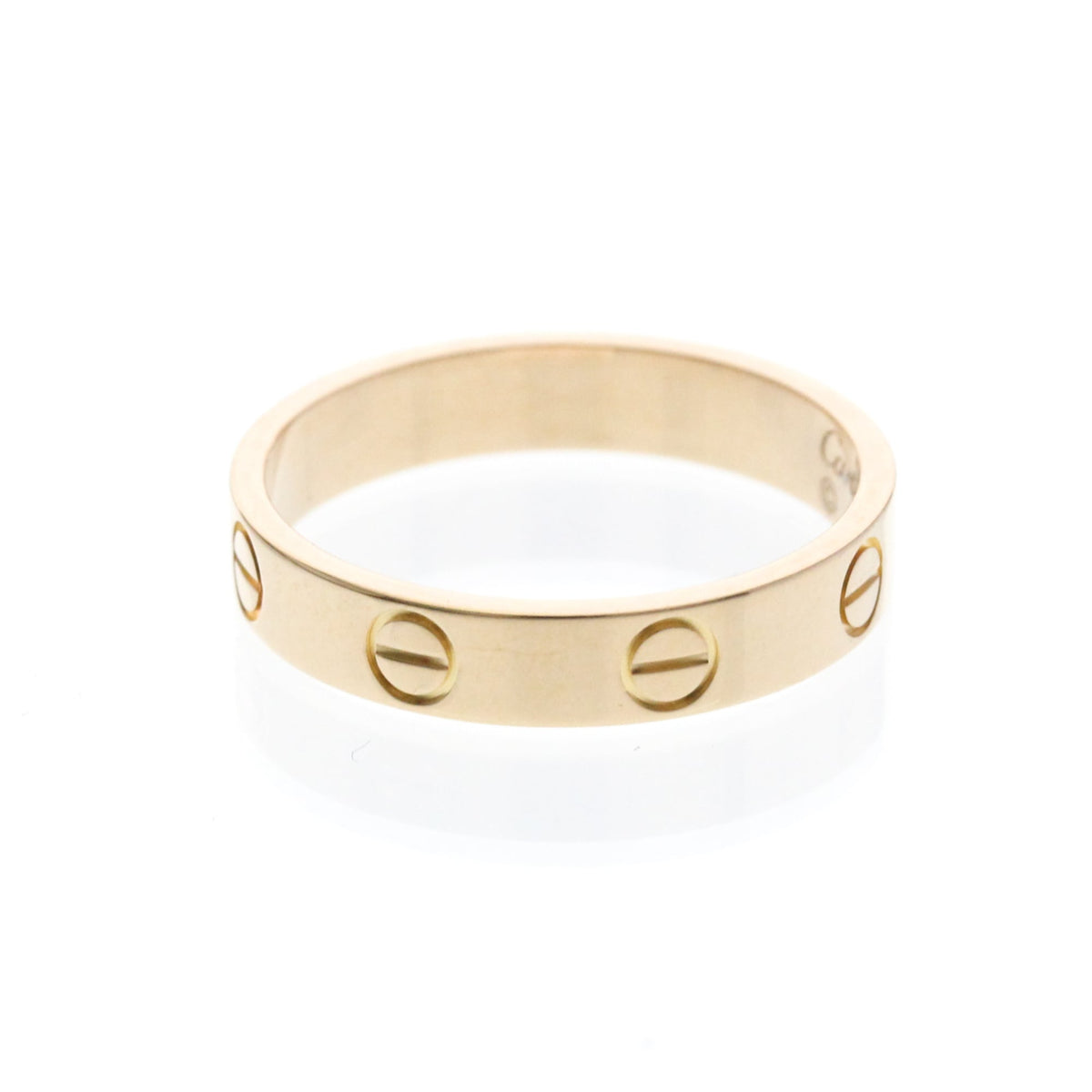 PRE-OWNED Cartier Mini Love · Rose Gold Size 6.25