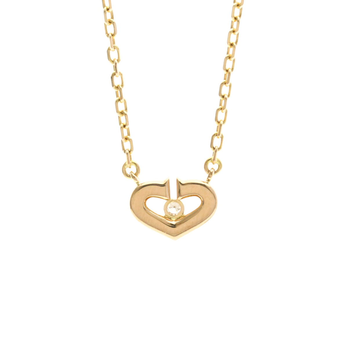 PRE-OWNED Cartier C Heart · Rose Gold · Diamond
