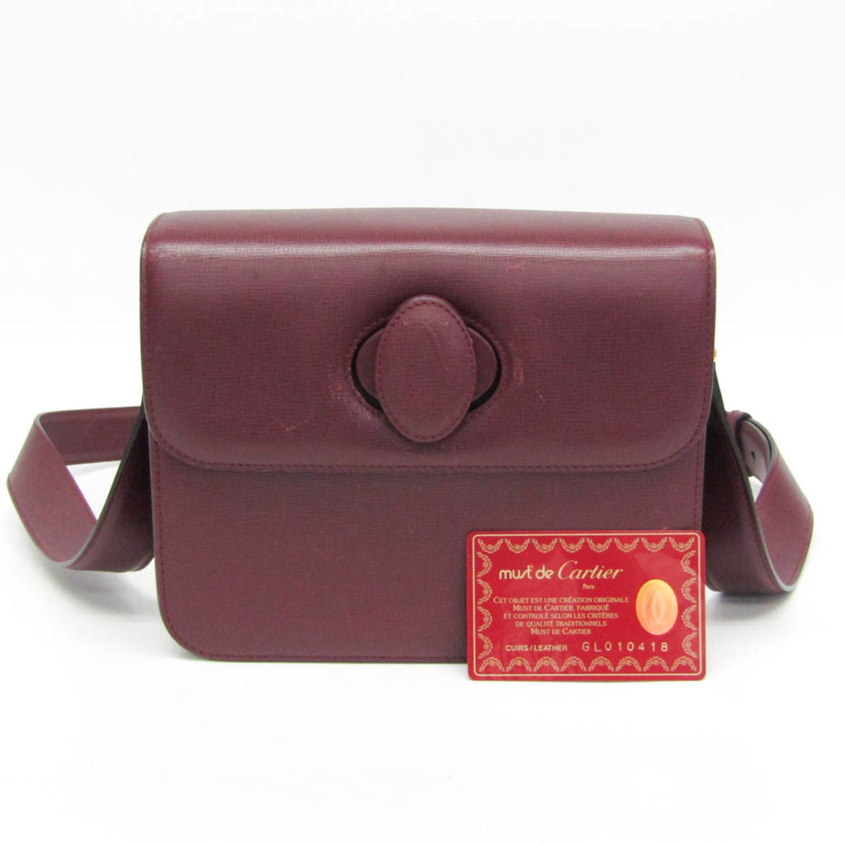 PRE-OWNED Cartier Must · Leather Shoulder Bag