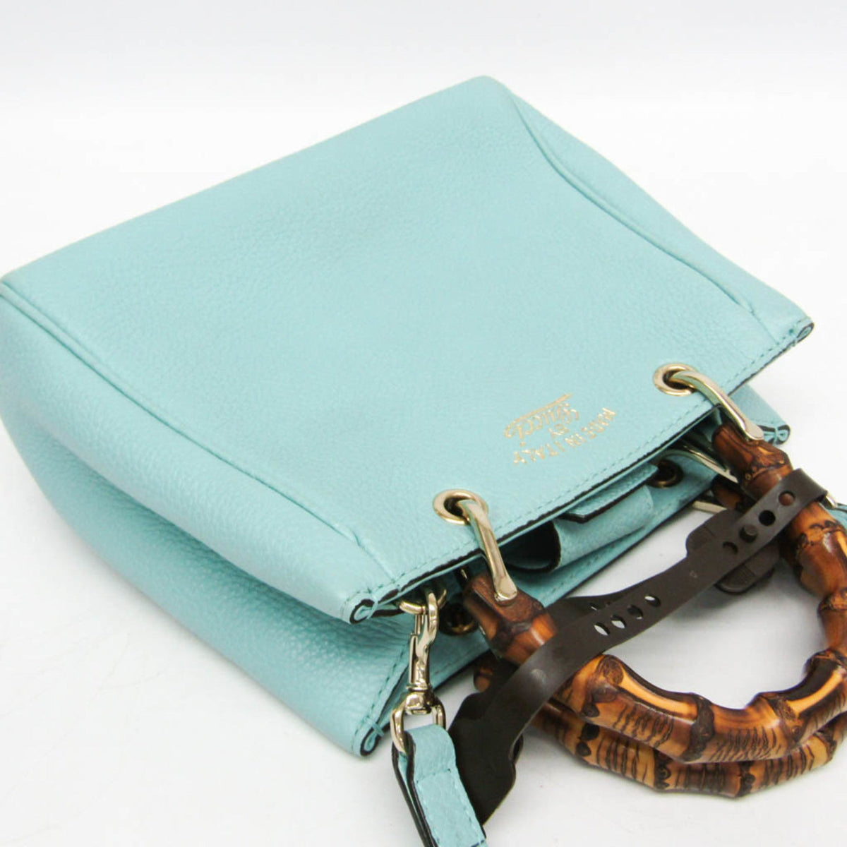 PRE-OWNED Gucci Bamboo Mini Shopper