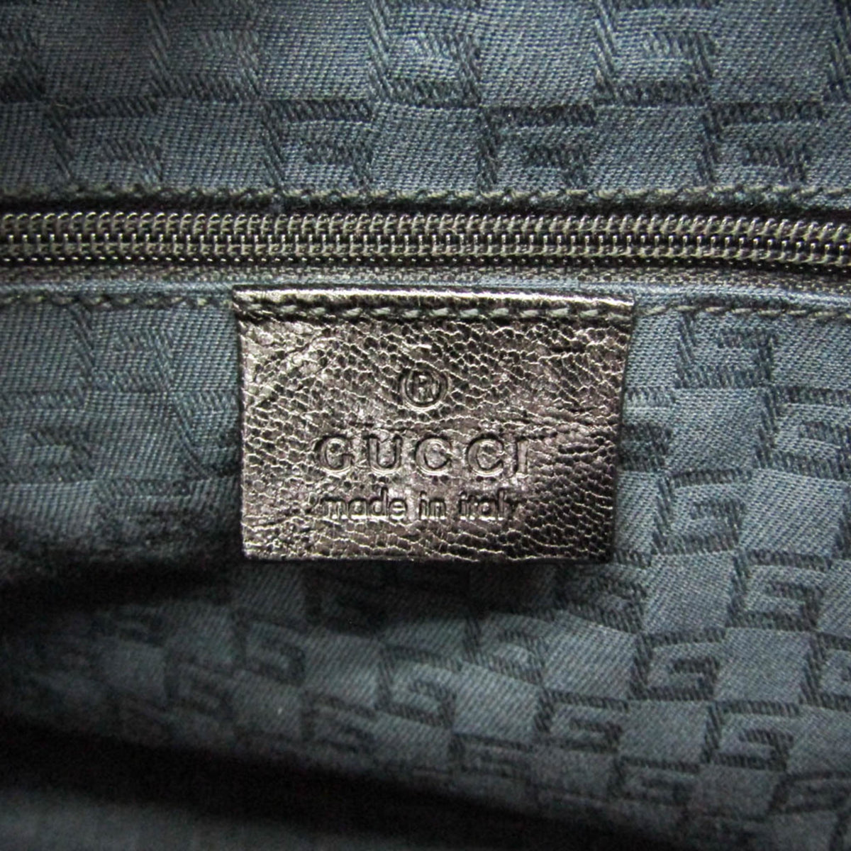 PRE-OWNED Gucci Mini Boston · Leather
